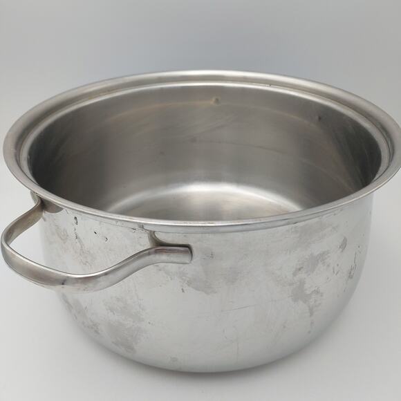 Vtg Belgique Tools Of The Trade 6 Qt Stainless Steel Stock Pot No Lid - Picture 2 of 5